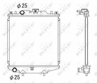 Nrf 507643 KüHler, Motor KüHlung FüR Daewoo, Suzuki