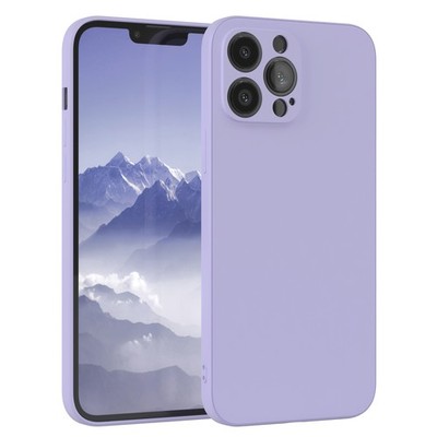 Für Apple iPhone 13 Pro Max Handyhülle Silikon Back Cover Schutz Lavendel Blau