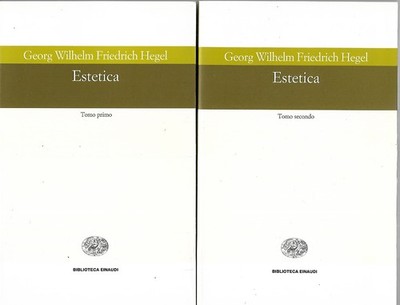 Hegel Georg W. F. ÄSTHETIK Bibliothek Einaudi / 10*-10** 1997 Erstausgabe