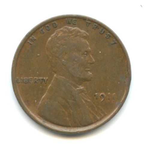 1911-P Lincoln Cent, Nice XF Condition, Free Shipping