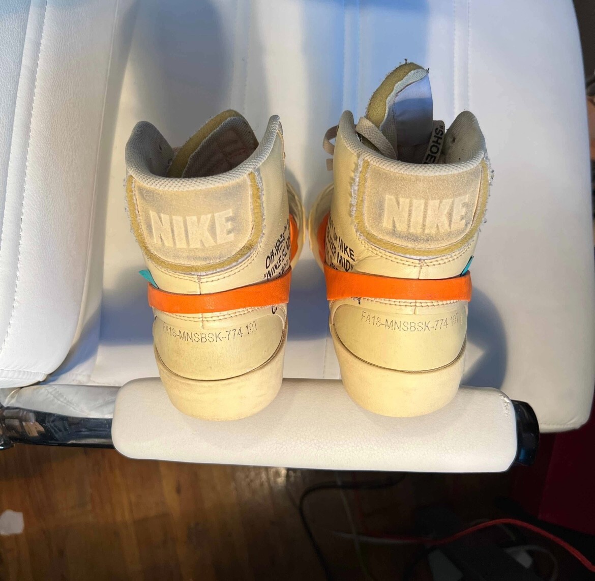 OFF WHITE X NIKE Taglia 10 5 Nike Off White x Blazer Mid All Hallows Eve