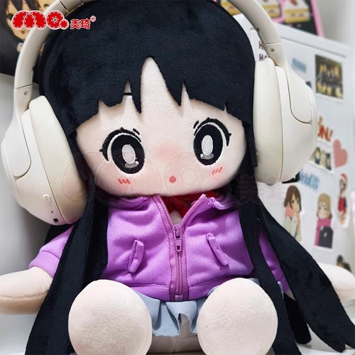 K-ON！Akiyama Mio 33 cm Sitting ver Plush Doll Dress-up Stuffed Toy Gift Pillow - Picture 1 of 6