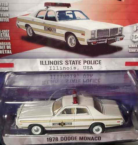 Greenlight Illinois State Police 1978 Dodge Monaco Hot Pursuit 1:64 Series 25 - Picture 6 of 6