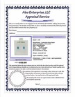 GENUINE 1.32 Cts BLUE TOPAZ STUD EARRINGS 14K GOLD - Free Certificate Appraisal — photo 7