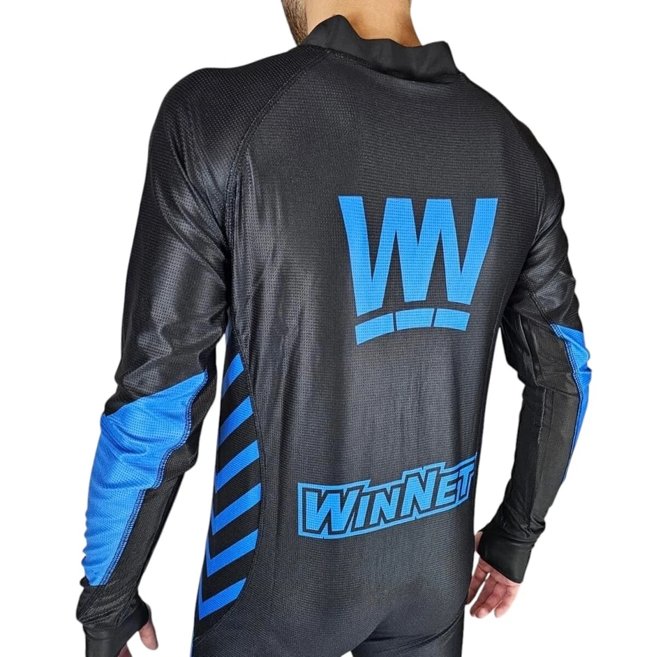 Sottotuta estivo traspirante intero WN moto pista go kart auto gokart sotto tuta - Immagine 4 di 4