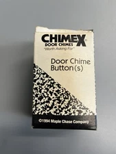 CHIMEX DOOR CHIMES 130-565 DOORBELL BUTTON WHITE HARDWIRED