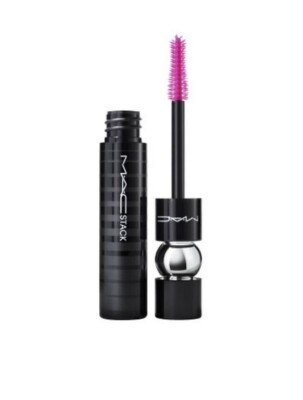 MAC Stack 2pc Black Deluxe Travel Size Mascara. NEW!