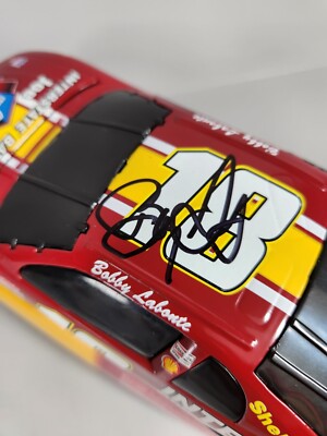 Bobby Labonte Autographed #18 HOF Redskins 1996 1/24 Action BWB