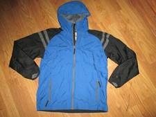 Boys COLUMBIA full zip mesh lined hooded windbreaker jacket 18 - 20