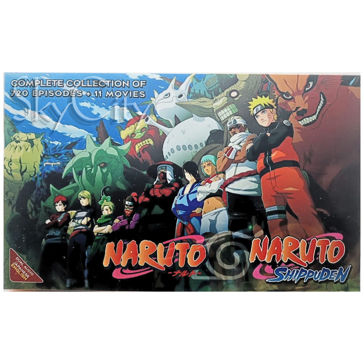 DVD - Naruto Complete Collection Episode 1 - 720 End + 11 Movies