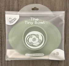 EZPZ The Tiny Bowl 5oz Silicone Baby Bowl with Suction for 6 Months + Sage Green