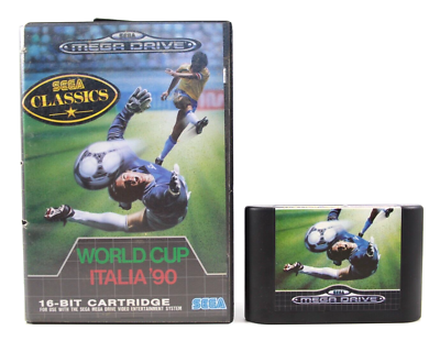 Jeu Sega Mega Drive – World Cup Italia 90 – PAL – Bon état – Boîte Sans Notice