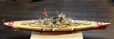FLOZ WWII German Bismarck battleship 1/1000 DIECAST Ship Pre-builded Model