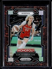2024-25 Prizm Monopoly WNBA #33 Karlie Samuelson Red Icons SP Mystics