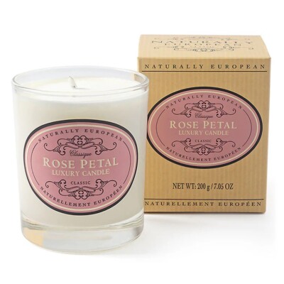 The Somerset Toiletry Co: Luxus-Duftkerze im Glas ''Rose Petal'', 200 g, 40 h