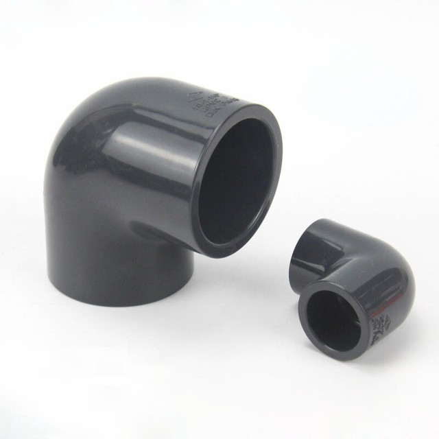 1pcs PVC rightangle elbow 90 degree tube plastic duct water pipe 20mm