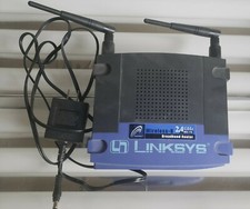 Linksys Wireless-B 2.4GHz Broadband Router With Power Cord