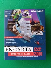 Microsoft Encarta Reference Suite 2001 - New in Box Sealed