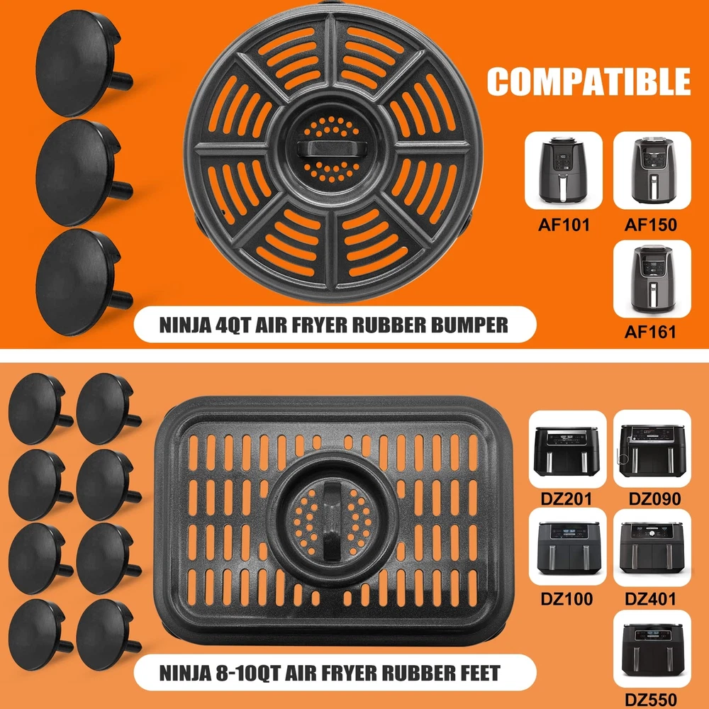 Air Fryer Replacement Parts for Ninja Foodi Airy Fryer, 8 PCS Food Grade Air ...