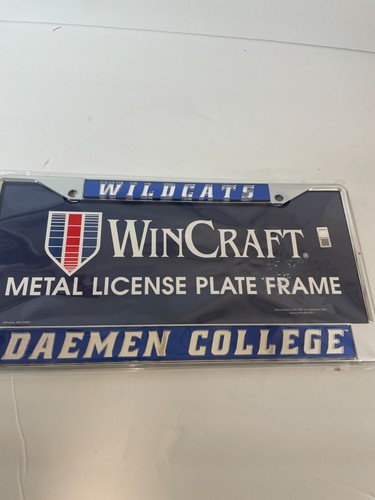 "Marco de placa Wincraft marco de placa de metal WILDCATS DAEMEN COLEGE ""NUEVO" - Imagen 4 de 4
