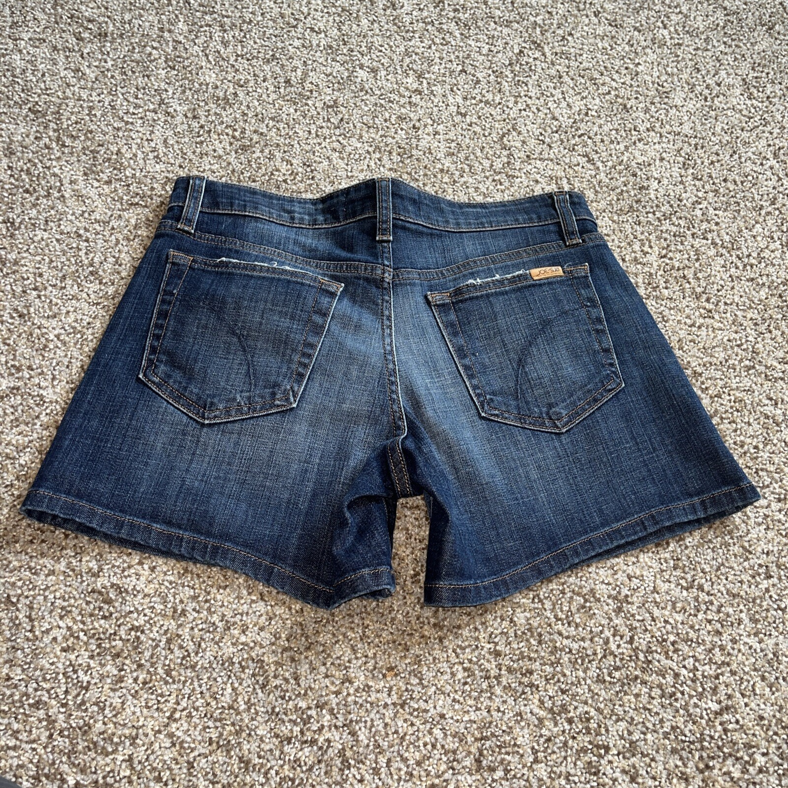 Joes Joe’s Jeans Shorts Size 26 (waist 30) Denim Blue Mid Rise Pockets Stretch - View 8