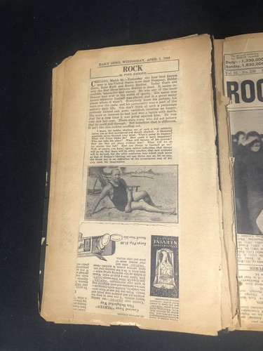 RARE Vintage 1931 Scrapbook Knute Rockne Death Notre Dame & Four Horsemen 33 pgs - Picture 7 of 18