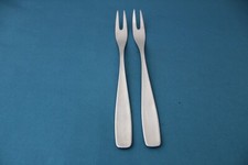 2 Small Cold Meat Serving Forks WMF LINE Stai...