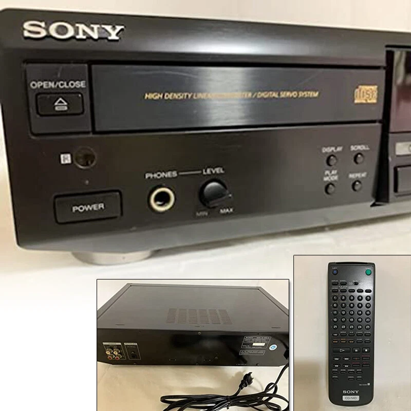 Sony MXD-D1 CD MD Player Double Deck w/ Remote Audio Operation Confirmed F/S