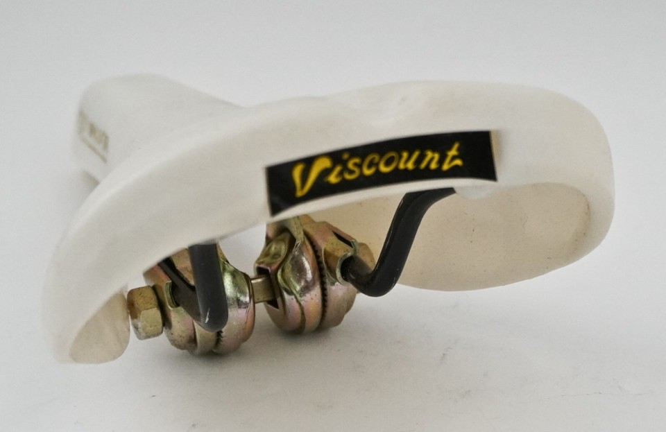 Selle BMX Old School Viscount Dominator – Blanche – Taiwan – Occasion