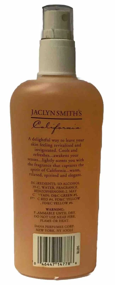 Jaclyn Smith's California spray de colonia ligera por Dana 8 fl oz pl leer más abajo Foto 2 de 2
