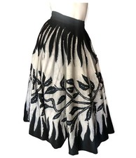 Vintage 1950s Hand Painted Mexican Tourist Skirt