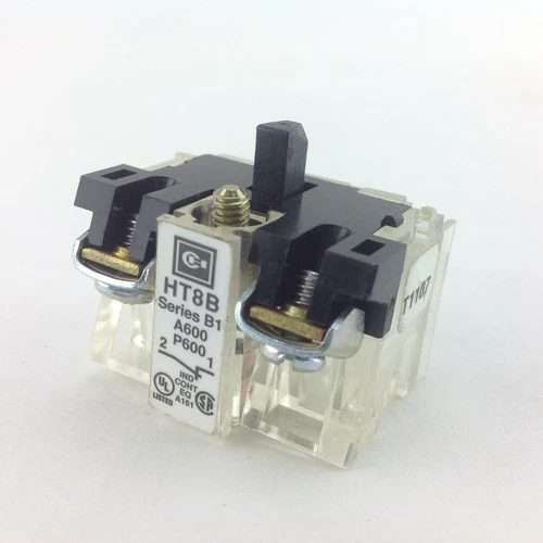 Eaton/Cutler Hammer HT8B Series B1 Contact Block A600 P600 