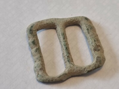 Schöne frühe Post Mittelalter Bronze Schnalle fehlt Pin. Bitte Beschreibung lesen L24o