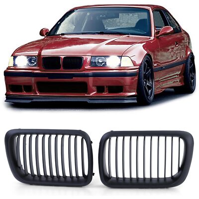 Sport Kühlergrill Performance Matt passend für BMW 3er E36 Coupe Cabrio 96-99