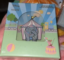 Loungefly Disney Tangled Pascal Flowers Lenticular Three Inch Pin LE 1700 New