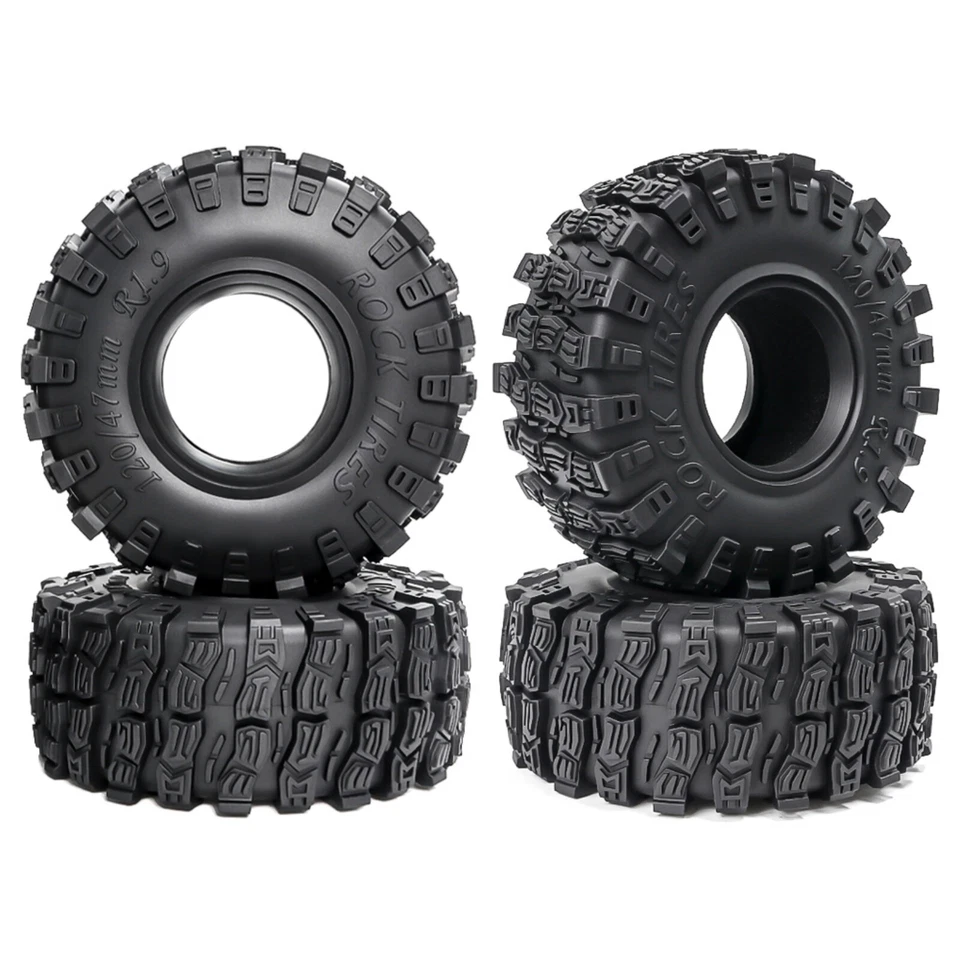 120 mm Kletterauto Reifen für 1:10 TRX4 SCX10 RC Kletterauto - Bild 3 von 4