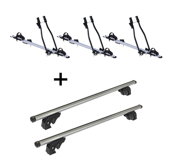 3 FahrradträGer Sagittar+DachträGer LION1 FüR FüR Toyota Corolla Verso 5TüR 00-0-image
