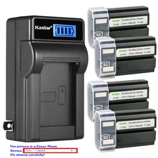Kastar Battery LCD Wall Charger for Nikon EN-EL1 MH-53 Nikon Cooipix 8700 Camera