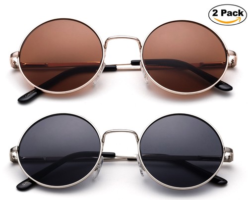 Aviator Sunglasses Kds Boys Girls Vintage Classics UV Protected Spring Frame New - Picture 7 of 7