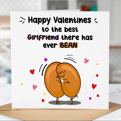 Lustige Valentinstagskarte, Beste Freundin, die es je gab, Bohne, für sie, Mädchen