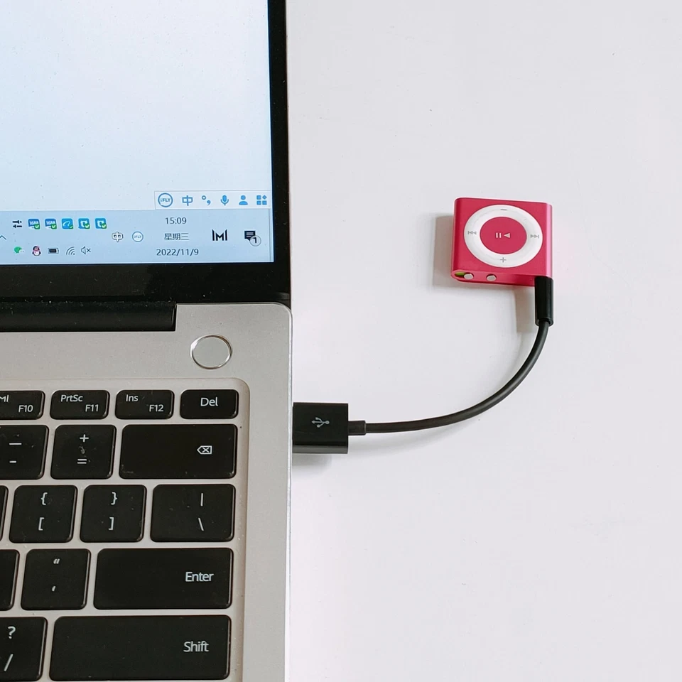 USB 3.5mm Data Sync Charger Cable Cord For Apple iPod Shuffle 3 4 5 6 7 Gen - Image 3 of 4