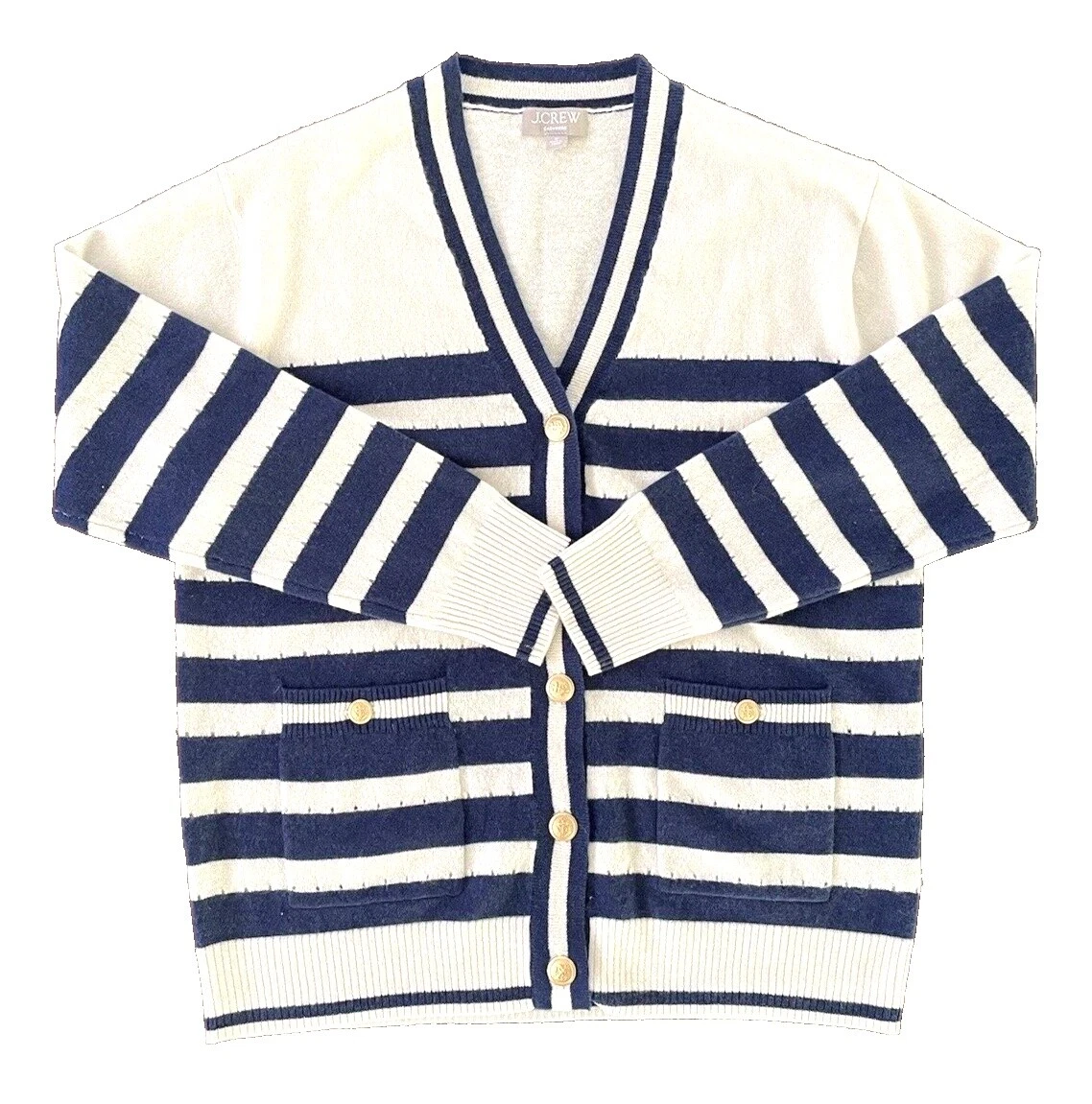Cachemira de rayas Suéteres J.CREW Cardigan para Mujer