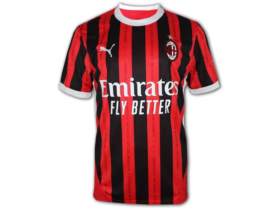 Ac Milan Home Shirt 24 25 Puma Ac Milan Home Shirt Acm Fan Jersey Gr.M - 3Xl - Image 3 of 4