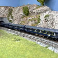 3 voitures "Sud Express", voiture VPC, WL + WL, CIWL, Ep. III et IV - ARNOLD HN4