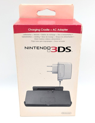 Nintendo 3DS Ladestation + Netzteil Charging Cradle + AC Adapter NeuOVP Original