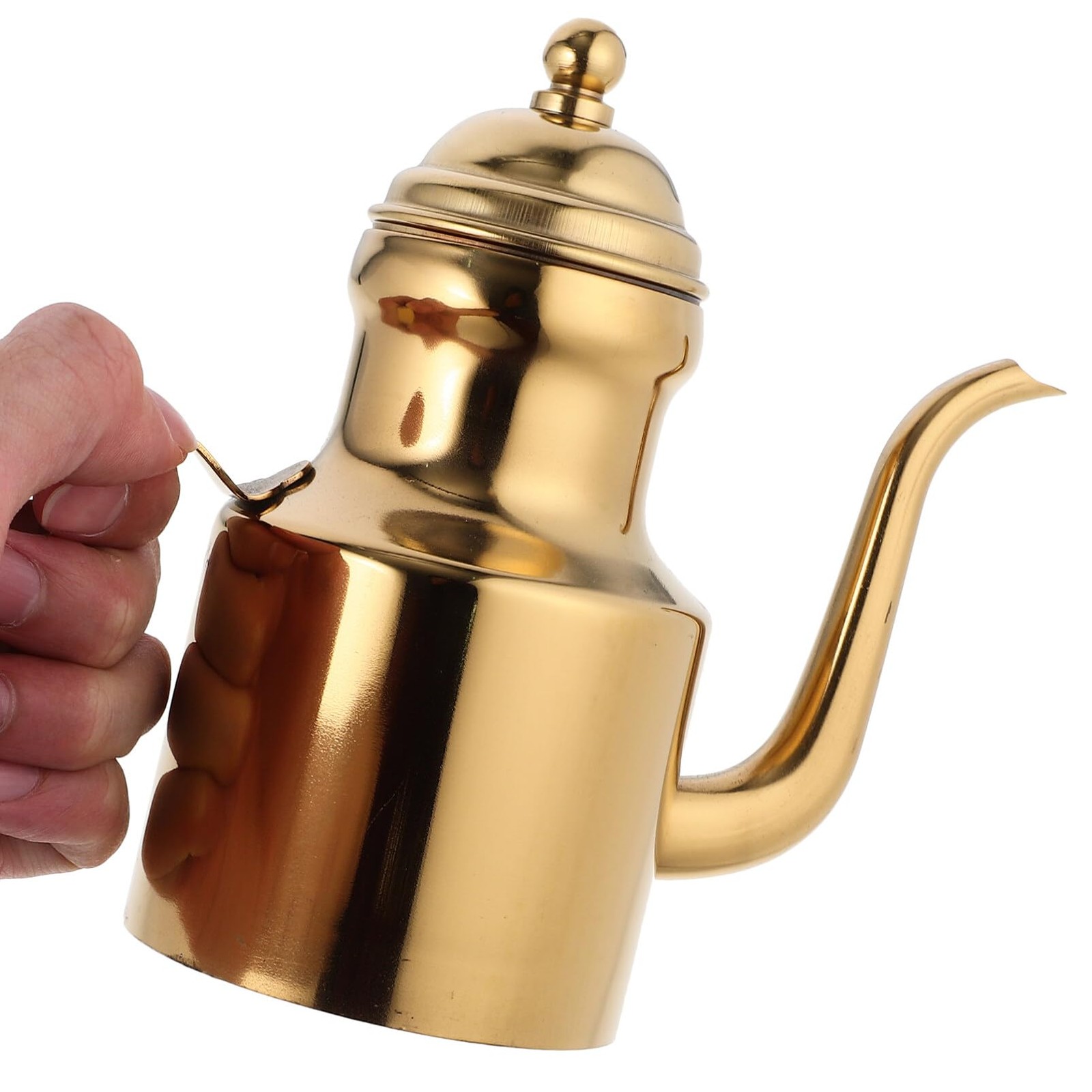 Golden Olive Oil Dispenser Bottle Stainless Steel Cooking Oil Dispenser for O...