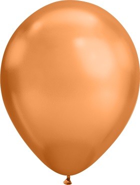 Qualatex Chrome Copper Kupfer 27,5cm 11 Inch Latex Luftballons 100 Stk. Helium