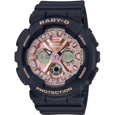 CASIO BABY-G BA-130-1A4JF Metallic Gold Face Analog Digital Women Watch NEW JDM