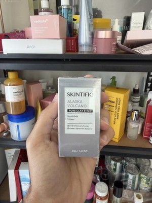 SKINTIFIC Alaska Volcano Pore Clay Stick Blackhead 40gr New Sealed NEED GONE
