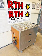 Victor ~ Mobile Dry Well Bain Marie & Hot Cupboard 2x 1/1 Gastro Capacity A£450V